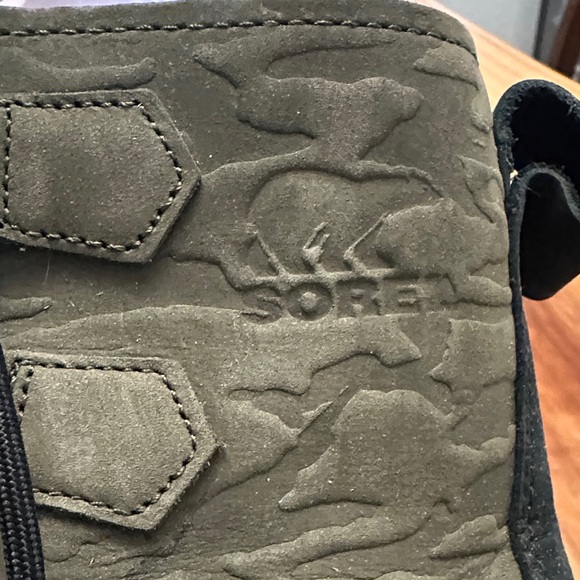 Sorel Olive and Black Lace-Up Boots - Picture 3 of 9